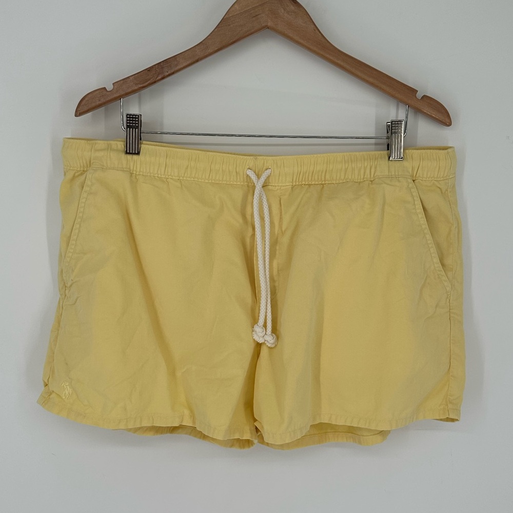 Ralph Lauren Yellow Drawstring Shorts